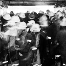 013_Pg27-KMK.6350BW-Coming up - underground miners at end of shift