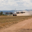 002_Av.2210 Lockheed Hercules L382G Landing at Bush Airstrip