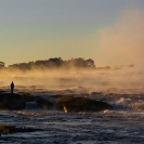 041_TZmN.7325-Dawn-&-Fisherman-Luapula-River-N-Zambia