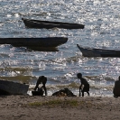 049_TZmN.8147-Lake-Mweru-Boats-&-People-N-Zambia