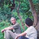 023_MApCG_73V-Jane-Goodall-with-Sheila-Siddle-with-chimpanzee