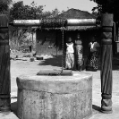 031_CZmA.8752BW-African-Carved-Water-Well-&-Remote-Village-NW-Zambia